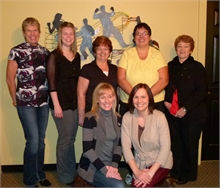 3rd place: Winning Losers
 Lucy McCray, Rachel Hébert, Emelda McIntyre, Lorraine Foran, Joan Ann Henderson (Absent from the picture: Betty Doyle). Front row: Tobi Desveaux, Renee Murphy 