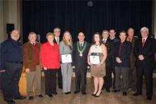 Mayor and Council with Levy Award Recepients