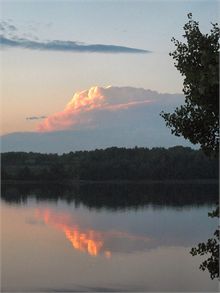 evening on the river